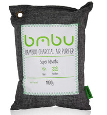 Large Bamboo Charcoal Air Purifying Bag, Deodorizing Freshener, 1000g
