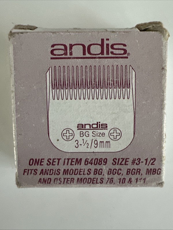 Andis UltraEdge Detachable Blade, Size 3-½ #64089 New Open Box