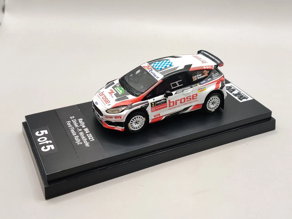 1:43 Ford Fiesta Rally2 Domini Dinkel Rally W4 2021 Raro!! - Immagine 2 di 4