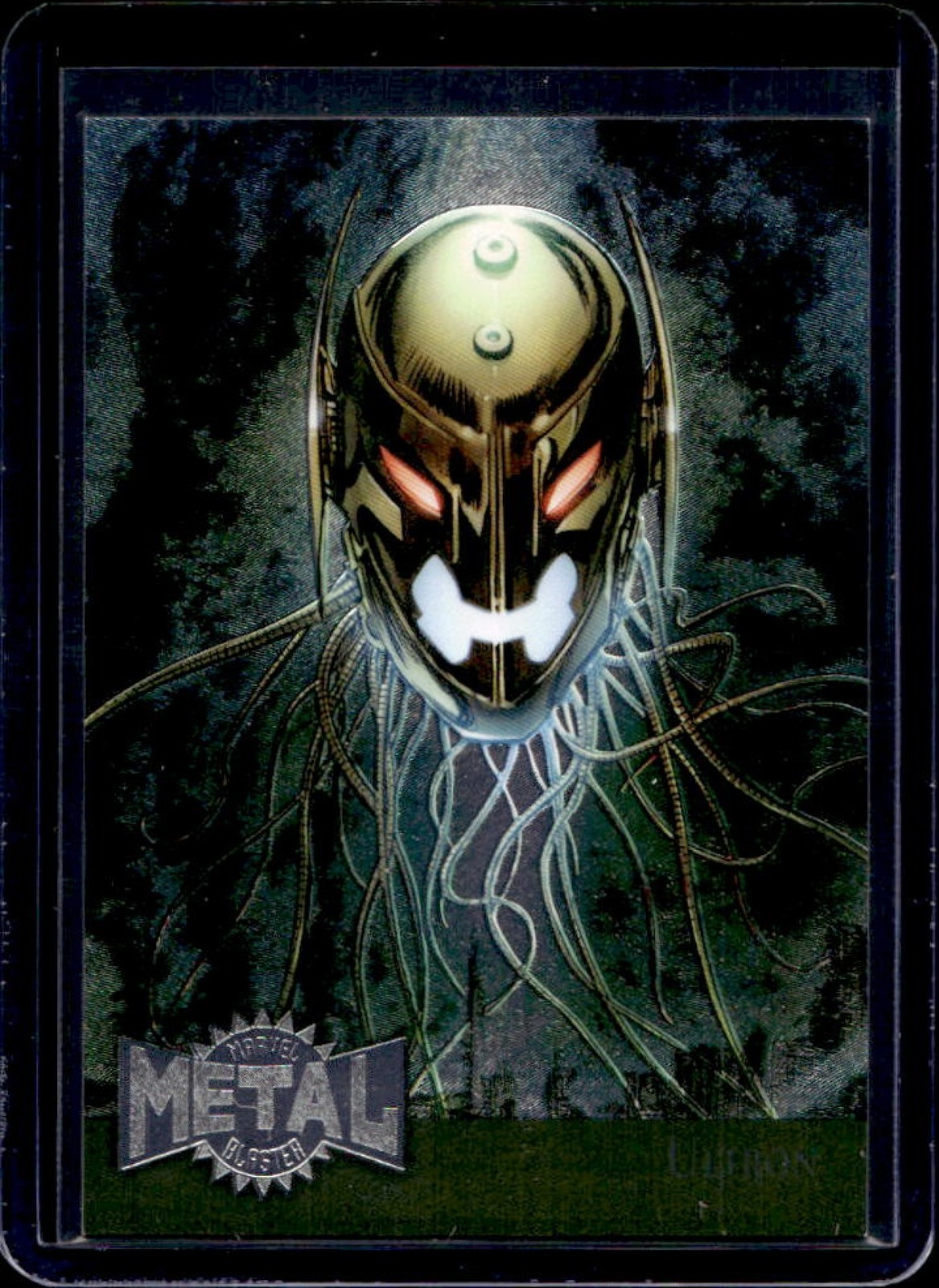 2015 Fleer Retro Marvel Ultron 1995 Flair Metal Blaster #39