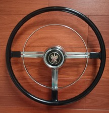Buick 1940's 1950's Original Steering Wheel Black Painted Great