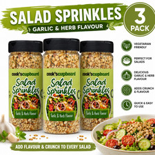 Cook's Cupboard Garlic & Herb Salad Sprinkles 150g x 3
