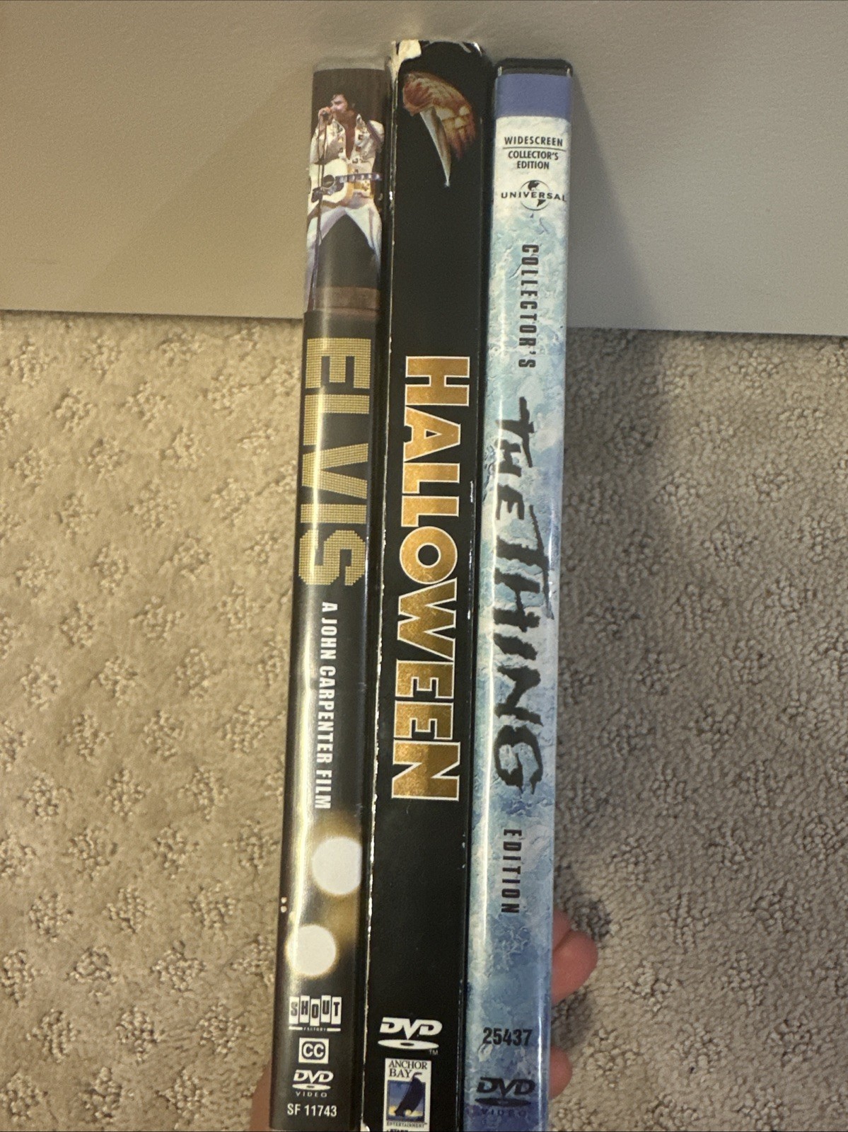 john carpenter dvd bundle elvis the thing halloween
