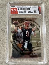 2020 Panini Select - Field Level Joe Burrow #346 (RC) HGA 9.5 Gem Mint Bengals