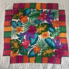 VINTAGE SPECIALTY HOUSE Floral 100 Silk Scarf