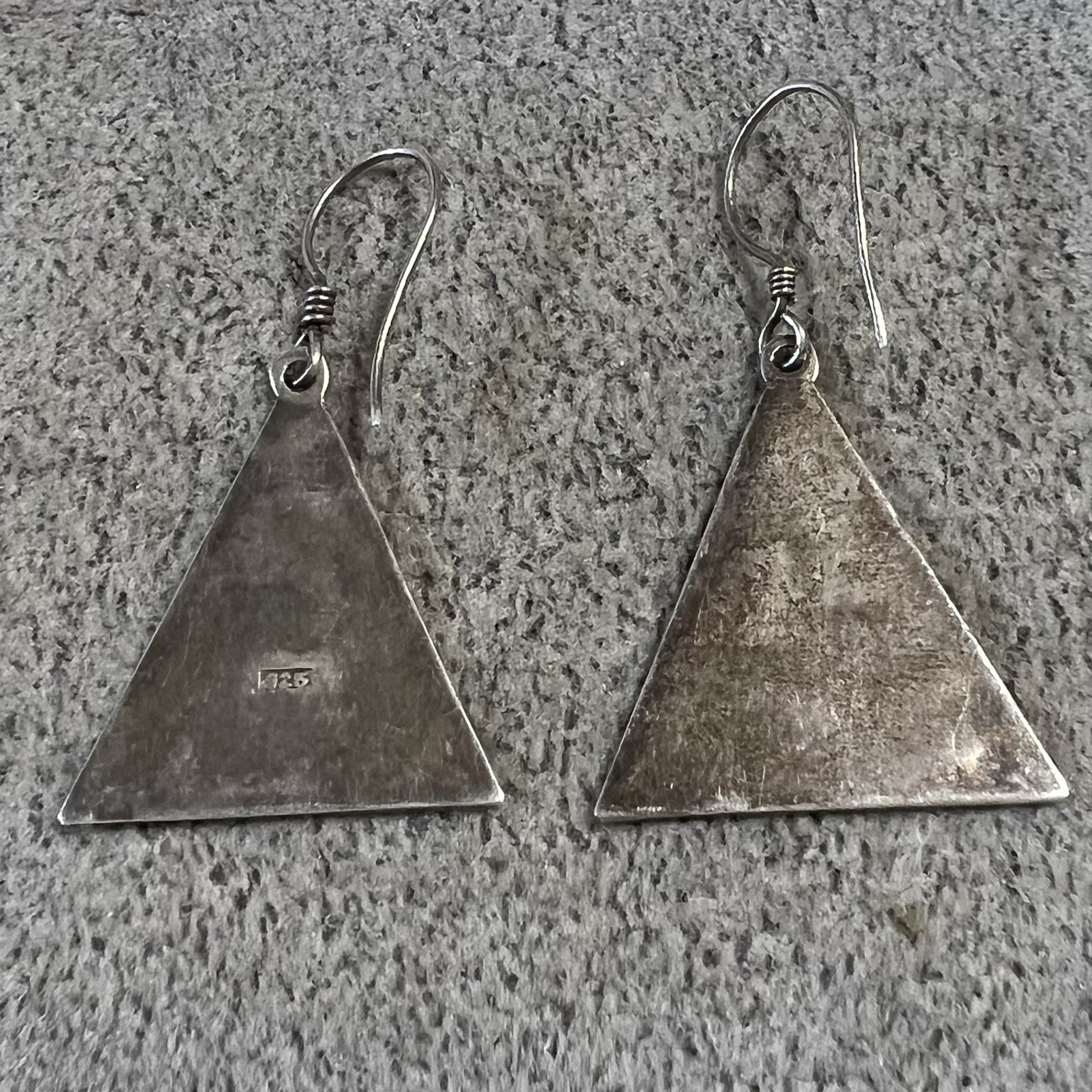 Vintage Artisan Made Triangular Shape Ornamental … - image 11