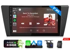 CAM+OBD2+E90X7A 9" Android 14 Car Stereo Apple CarPlay Radio GPS For BMW E90-E93