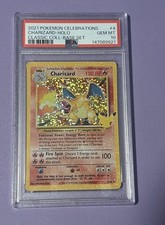 PSA 10 Charizard Celebrazioni Classico 4/102 Holo Set Base Carta Pokemon 2021