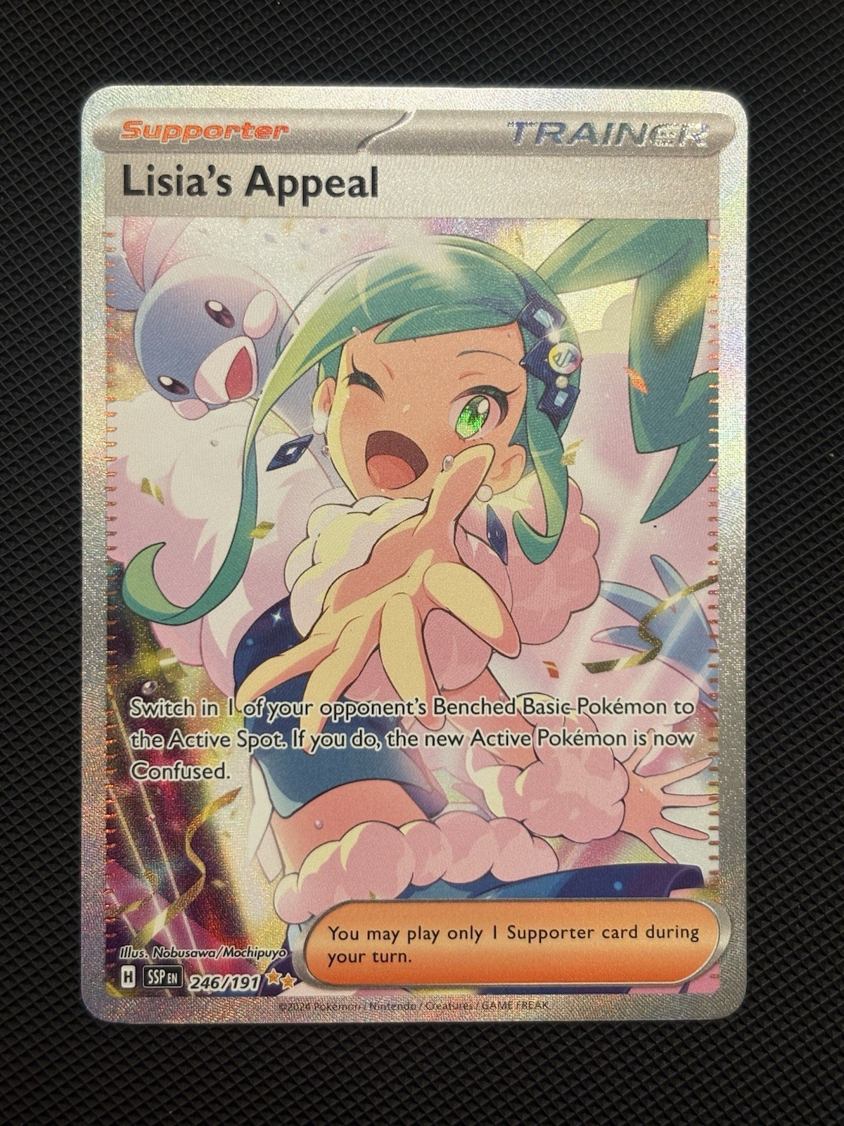 Lisia's Appeal 246/191 Sv08: Surging Sparks Holo SIR
