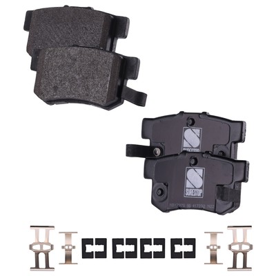 For 1997-2001 Integra Brake Pad Set 43022S6D010