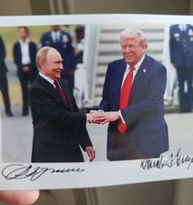 Trump - Donald - Superstar - US-Pr&auml;sident - Krieg - Signiert - Autogramm