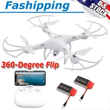 Cheerwing CW4 RC FPV Drone 360-Degree Flip Quadcopter Waypoint Fly Gift For Kids