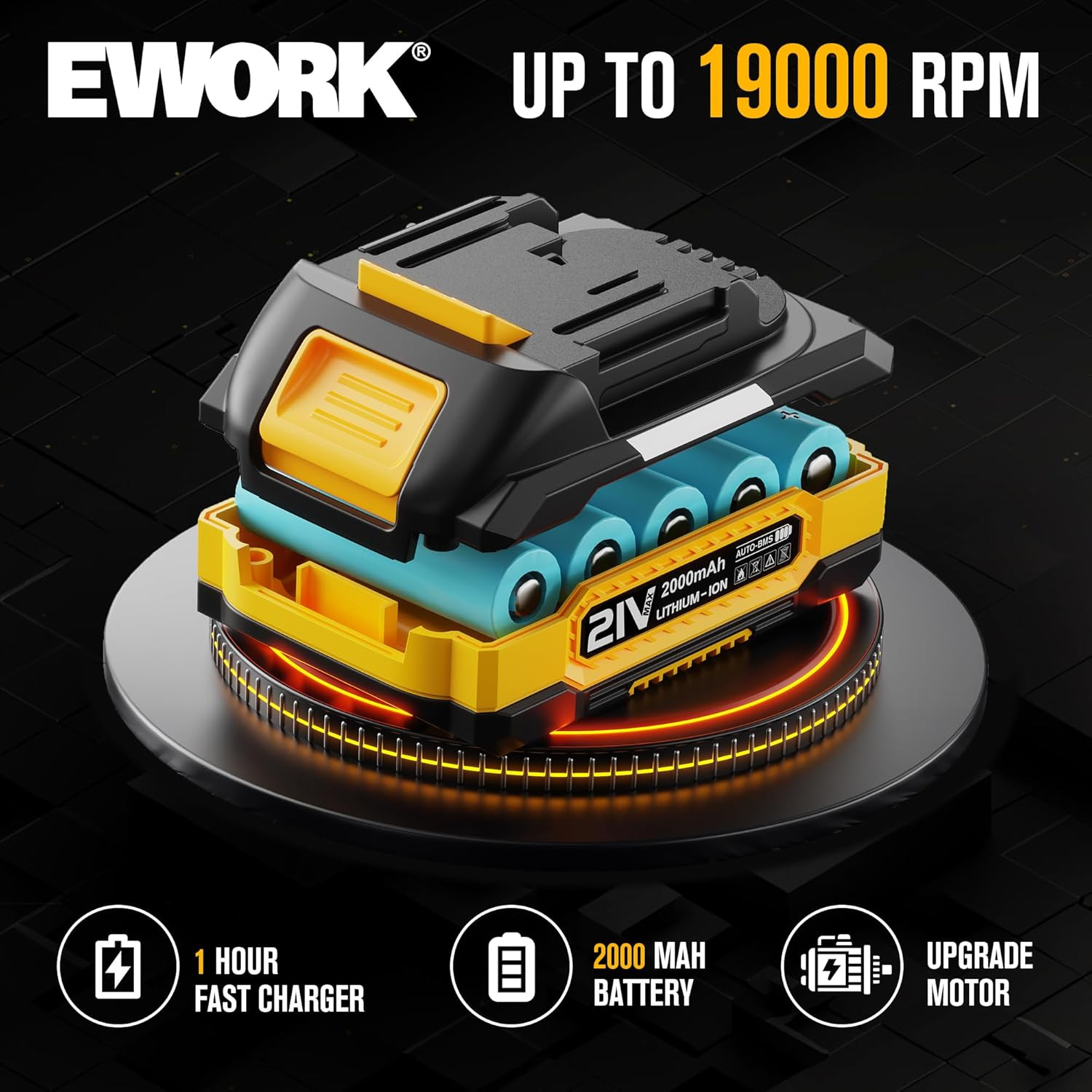 21V Cordless Hedge Trimmer & Grass Shears 2-In-1 Handheld Small Electric Bush Tr