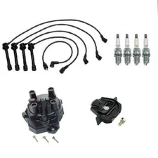 OEM Tune Up Kit Wire Cap Rotor Spark Plug Filter For Nissan Altima 97-01