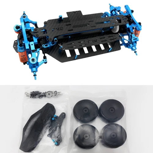 1/10 Alloy Upgrade RC Chassis for Tamiya TT02 Frame Kit Shaft Drive Touring Car - Picture 8 of 8