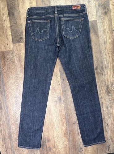 AG Adriano Goldschmied The Stilt Cigarette Leg 29 NWOT Dark Denim Jeans New . - Picture 4 of 12