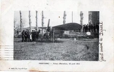 CPA 46 PRAYSSAC FETES D'AVIATION 12 AVRIL 1911 (AVION BEAU CLICHE