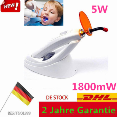 NEU Dental LED Curing Light Lamp Licht  Zahnarzt Polymerisationslampe 1800mW 5w