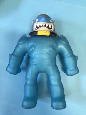Heroes Goo Jit Zu Galaxy Attack Air Vac Thrish Pump Power Blue Shark 6  TOY