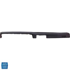 1969-1974 Nova Chevy Ii Dash Pad With Ac Black - Vinyl Wrapped Oe Style - New