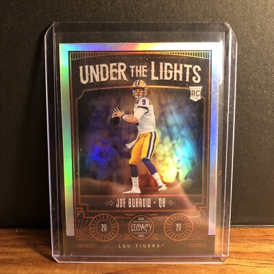  2020 Legacy-JOE BURROW RC-Under The Lights-Optic Chrome Foil-Bengals-Mint 