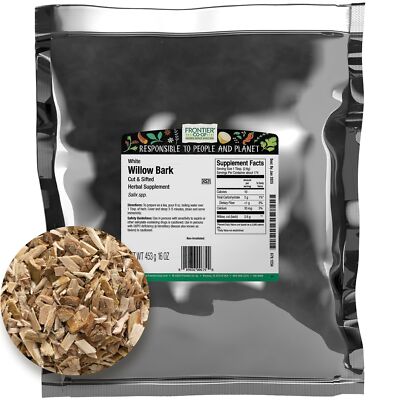 Bulk White Willow Bark 1 Pound Organic Tea Ingredient Medicinal Properties