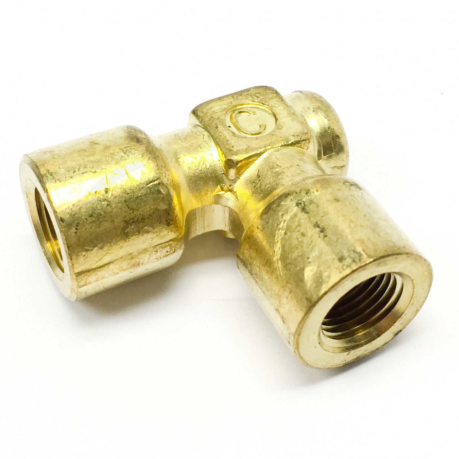 Swagelok/Cajon K4 B2E Brass Elbow Pipe Fitting, 1/8" x 1/8" Female