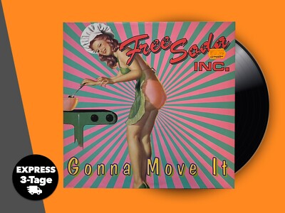 Free Soda Inc.   Gonna Move It 12'' Vinyl House 90s Euro Maxi Single