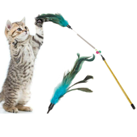 Katzenangel Katzenspielzeug Spielangel FüR Katzen Mit Feder Katze Spielzeug