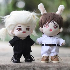 Plush Doll Toy Clothes For 20cm Dress Up Clothings Suspender Pants Belt