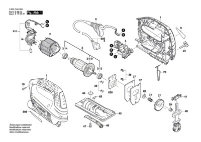 Bosch Ersatzteile für PST 700 E Stichsäge