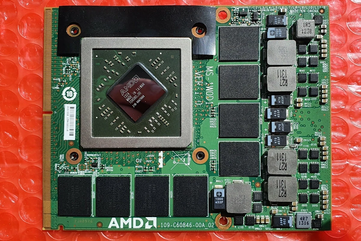 MSI GX60 GX70 AMD Radeon 8970M R9 M290x 2GB Grafikkarte MS 1W0D1
