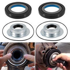 Front Axle Knuckle Vaccum Shaft Seal Outer Tube Seals Kit Set Fit For Ford ...