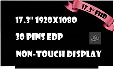 HP RTL8852BE 17.3" FHD IPS LCD Screen Matte LED Non-Touch 30 pins Display