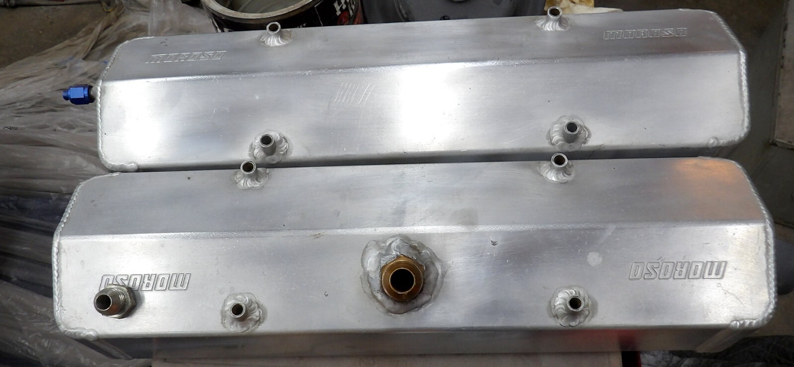 Moroso Valve Covers, SBC, RACE Fabricated Aluminum 350 355 383 406 eBay