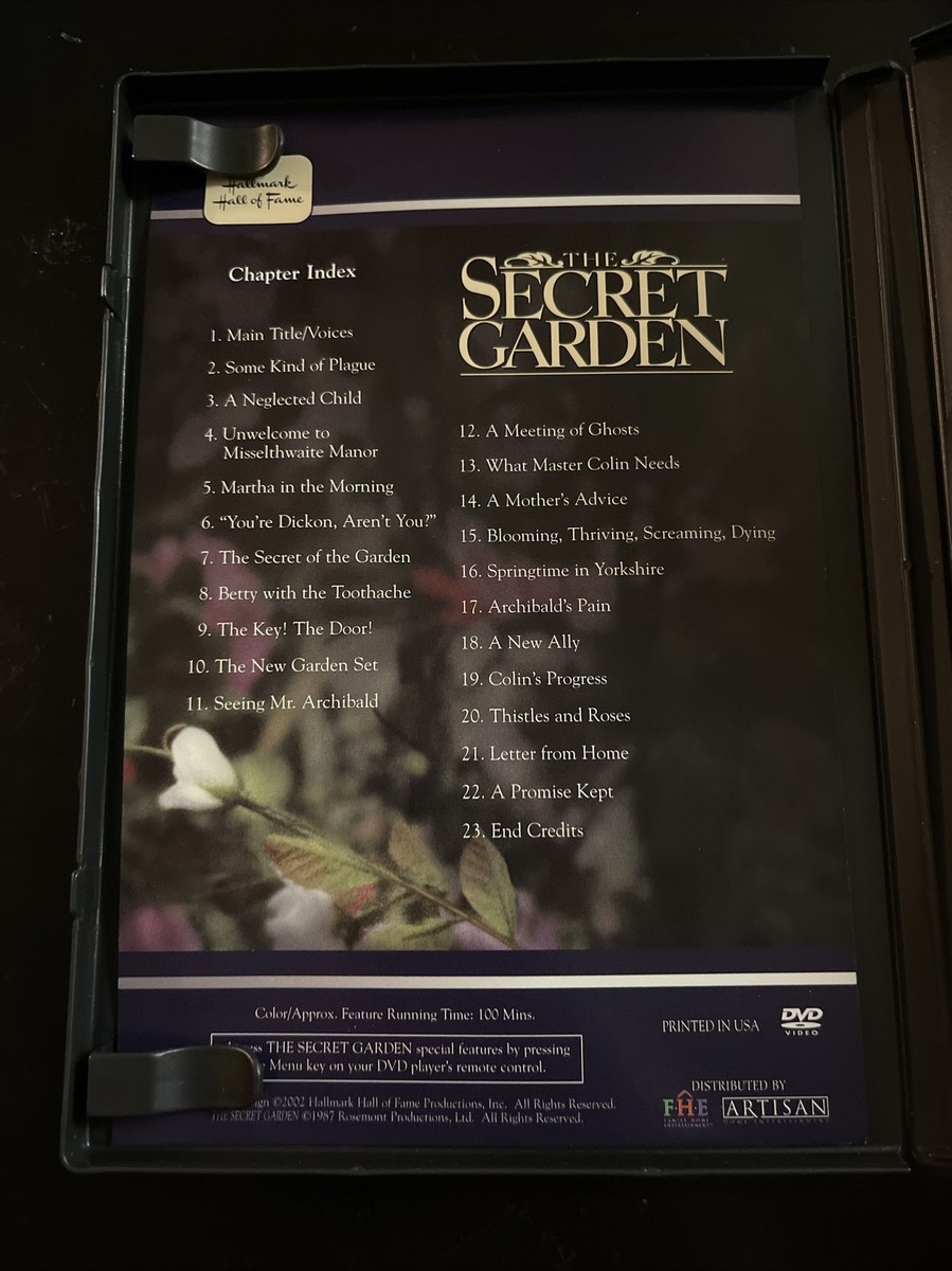 The Secret Garden DVD Gennie James 707729123958| eBay