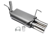 TA Technix EndschalldÄMpfer SPORT-AUSPUFF 2X76MM FÜR Corsa C MIT ABE