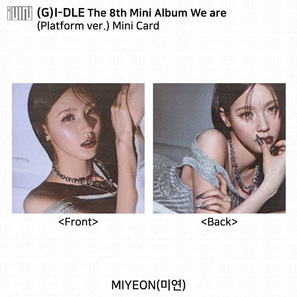 G)I-DLE IDLE I-DLE The 8th Mini Album We are Platform ver