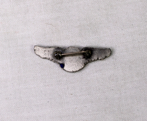 WWII Vintage US Air Force Ground Observer Corps enamel wings pin - Picture 2 of 2