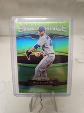 2020 Panini Prizm Brilliance Lime Green Prizm /125 Jacob deGrom #B-1 NY METS