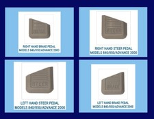 Set of 4 Hill-Rom Hospital Bed Pedals, See Pics and Description for Details