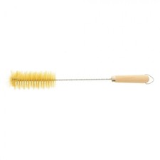 Szczotka do butelek z drewnianym uchwytem z drutu ocynkowanego 38 cm, szczotka do czyszczenia