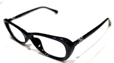 Vogue VO2960-B Black Oval Eyeglasses Frames w Crystals 54-16-135