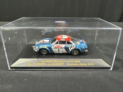 RENAULT ALPINE A110 1800 #1 RALLYE SANREMO 1973 RALLY CAR 1:43 DIECAST CAR