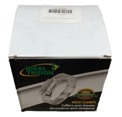  Ideal Tridon SAE Size 56 Hose Clamps (10 Clamps Per Pack) ~ 1 Units 