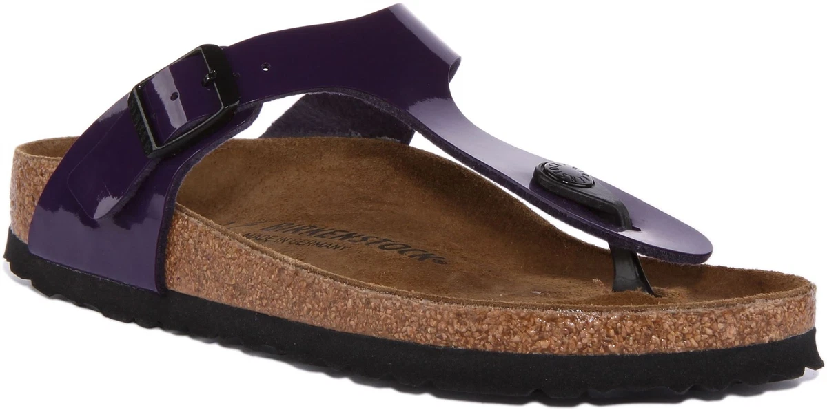 Birkenstock Gizeh BS Womens Thong Sandals In Purple Size US 5 11 Narrow Fit