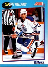 1991-92 Score Canadian Bilingual #575 Scott Mellanby
