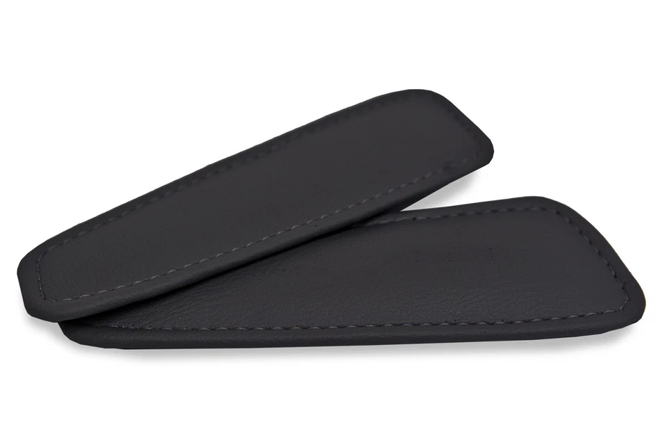 Cubierta de reparación de panel de puerta de reposabrazos de cuero para Jeep Grand Cherokee 1999-2004 negra Foto 2 de 4