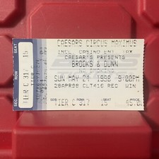 Brooks And Dunn Caesars Circus Maximus Concert Ticket Stub Vtg May 24 1998