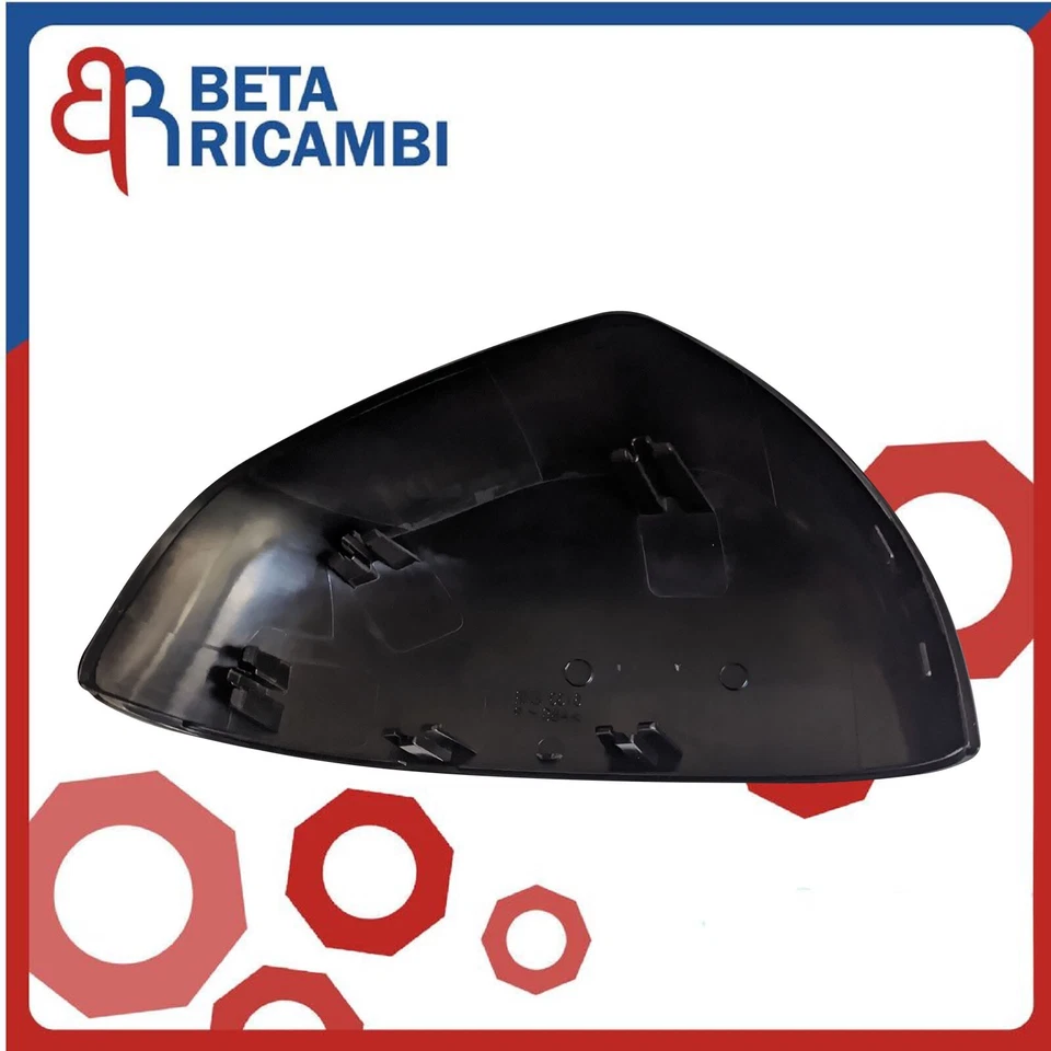 Calotte Specchietti Smart 453 ForTwo ForFour Copertura Retrovisore Nero Dx Sx - Immagine 2 di 4
